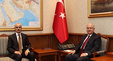 Bakan Güler, Bakan Uraloğlu ile görüştü