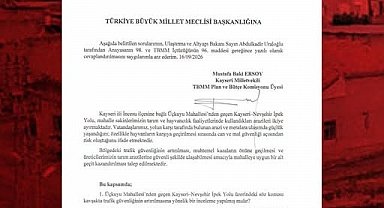 Baki Ersoy'dan güvenli ulaşım talebi