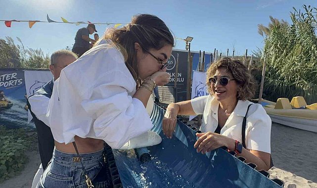 Balık festivalinde 6 bin yavru balık denizle buluştu