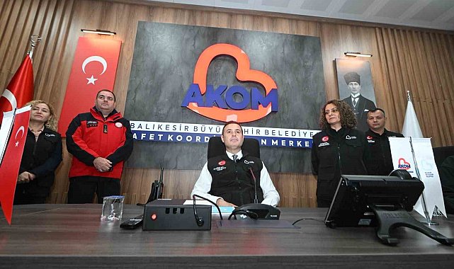 Balıkesir Afet Koordinasyon Merkezi açıldı