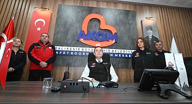 Balıkesir Afet Koordinasyon Merkezi açıldı
