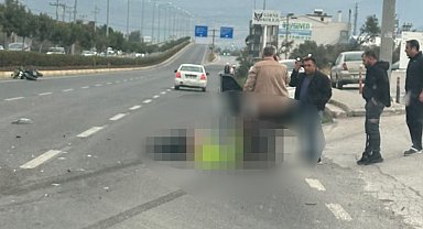 Balıkesir'de otomobil ile çarpışan motosikletli hayatını kaybetti
