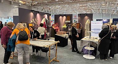 Balıkesir'in asırlık el sanatları Craftİstanbul Fuarı'nda sergilendi