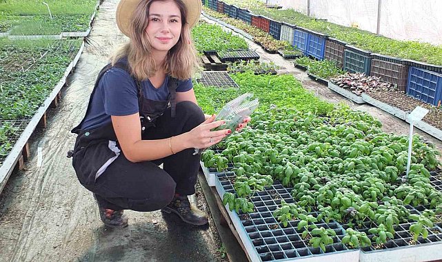 Balıkesirli kadın girişimci yurdun her tarafına fide gönderiyor