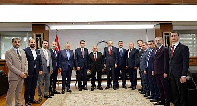 Başkan Büyükkılıç, güven tazeleyen Gülsoy ve Büyüksimitci'yi kabul etti