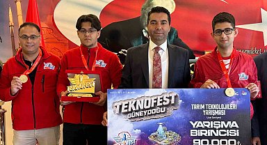 Başkan Demirci teknoloji birincisi öğrencileri ağırladı
