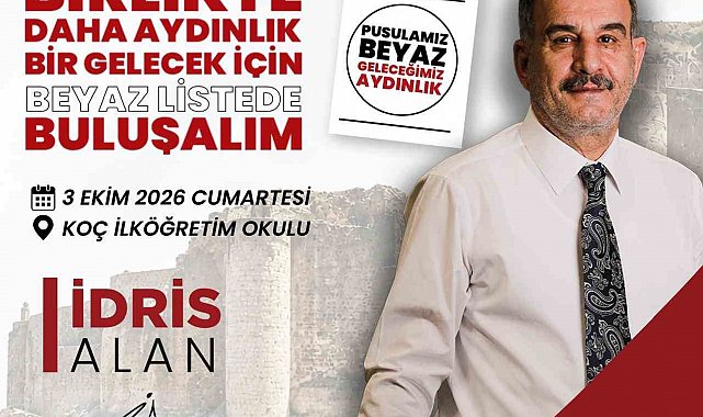 Başkan İdris Alan: "Şehrimizin geleceği için tüm üyelerimizi sandığa davet ediyorum"