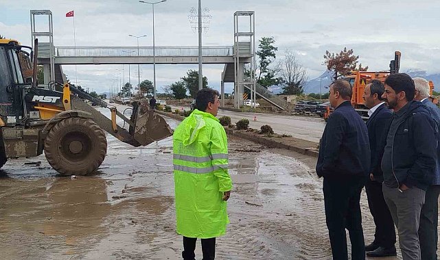 Başkan Nihat Doğan, "Sel afetinin ilk anından itibaren belediyemizin tüm imkanlarıyla sahadayız"