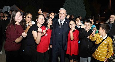 Başkan Şadi Özdemir Akçalar'da vatandaşlarla buluştu