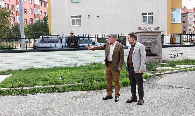 Başkan Sekmen ve Uçar'dan saha incelemesi