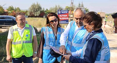 Başkan Ünlüce, ESKİ'nin altyapı çalışmalarını yerinde inceledi