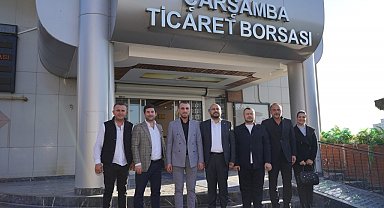 Başkan Yılmaz'ın gündeminde Çarşamba'nın ekonomik ve sosyal gelişimine katkı sağlayacak çalışmalar var
