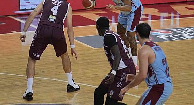 Basketbol Süper Ligi: Trabzonspor: 83 - Bordo Bandırma: 80