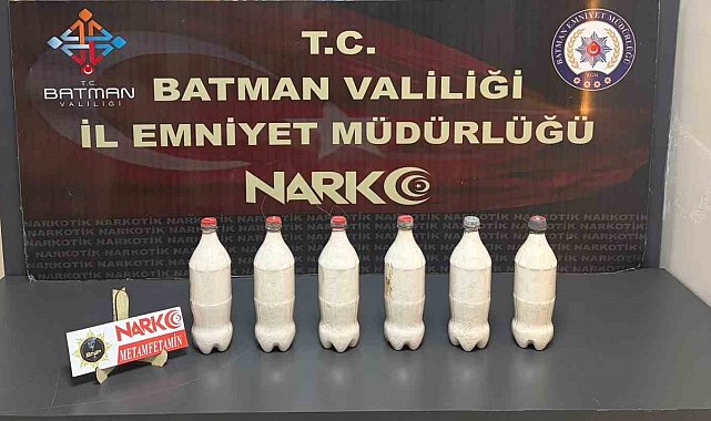 Batman'da 5 kilo metamfetamin ele geçirildi