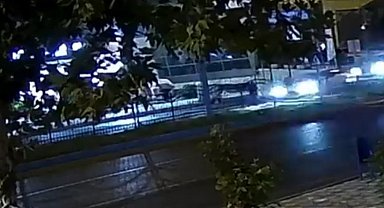 Batman'daki kaza anı kameraya yansıdı