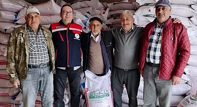 Bayat'ta üreticilere yüzde 50 hibe destekli buğday tohumu dağıtıldı