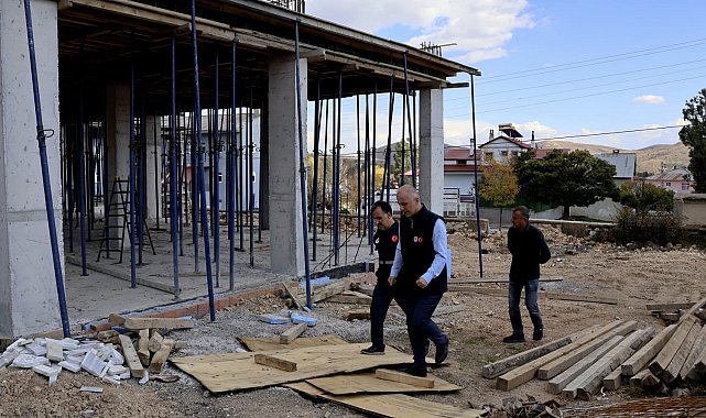 Bayburt'ta 12 kamu yatırımının yapım çalışmaları incelendi