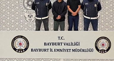 Bayburt'ta 2 düzensiz göçmen yakalandı