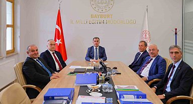Bayburt'ta eğitim çalışmaları masaya yatırıldı
