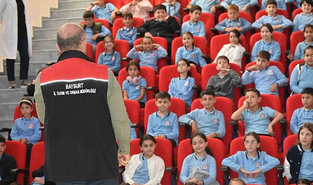 Bayburt'ta öğrencilere gıda kaybı ve israfı konusunda eğitim verildi