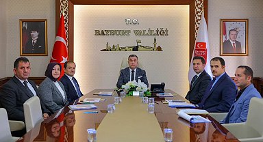 Bayburt'ta sosyal yardımlaşma faaliyetleri değerlendirildi
