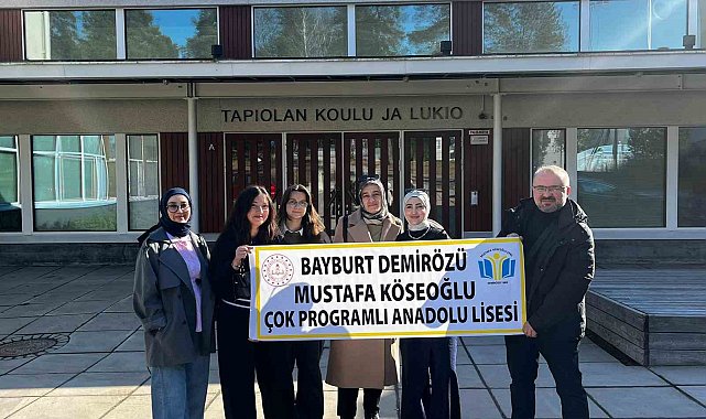 Bayburt'tan Finlandiya'ya Erasmus+ hareketliliği