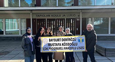 Bayburt'tan Finlandiya'ya Erasmus+ hareketliliği