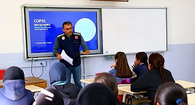 Bayburt'un ilçelerinde iklim değişikliği eğitimleri sürüyor