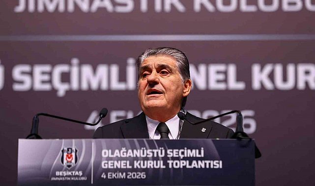 Beşiktaş Olağanüstü Seçimli Genel Kurul Toplantısı'nda Serdal Adalı, 3 bin 815 oyla yeniden başkanlığına seçildi.