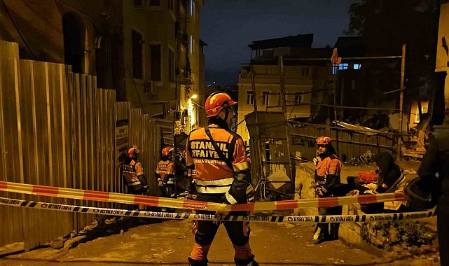 Beyoğlu'nda çöken 5 katlı binada arama çalışmaları tamamlandı