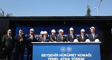 Beyşehir Hükümet Konağı'nın temeli atıldı, açılışlar yapıldı