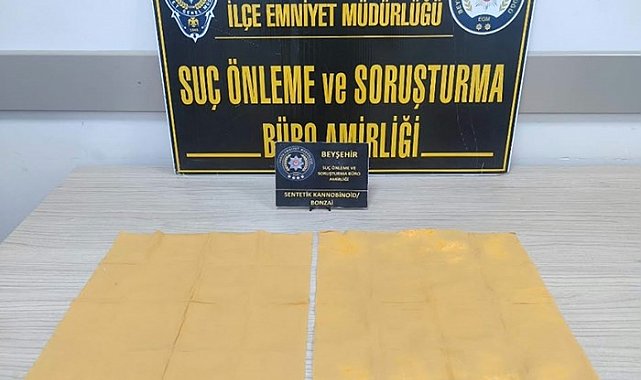 Beyşehir'de 3 bin kullanımlık bonzai ele geçirildi: 3 tutuklama