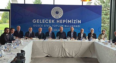 Bilal Erdoğan, Düzce'de STK temsilcileriyle buluştu