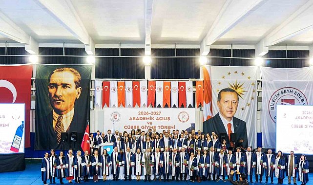 Bilecik'te Cübbe Giyme Töreni büyük coşkuyla gerçekleştirildi