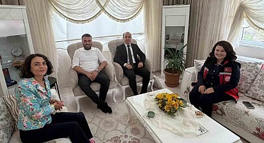 Bilecik'te şehit ailesine vefa ziyareti