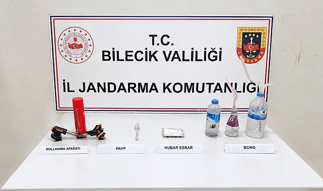 Bilecik'te uyuşturucu operasyonu: 3 gözaltı