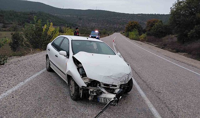 Bilecik'te yağış kazaya neden oldu: 1 yaralı