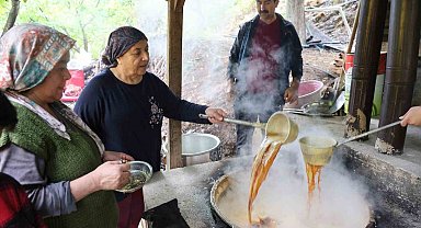 Bin 200 rakımda asırlık pekmez geleneği yaşatılıyor