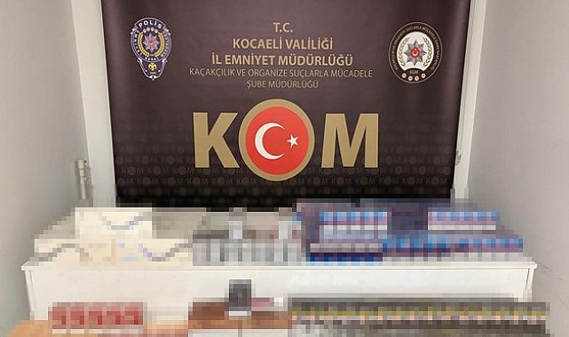 Bin 410 paket kaçak sigara ve 90 paket tütün ele geçirildi