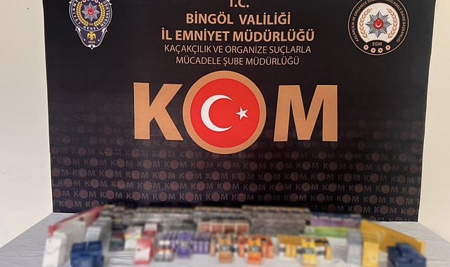 Bingöl'de kaçak sigara operasyonu: Çok sayıda ürün ele geçirildi