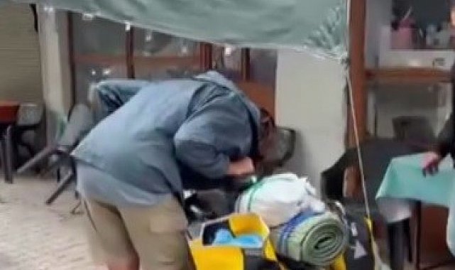 Bisikletli Fransız gezgine vatandaşlardan yardım eli