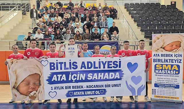 Bitlis Adliyesi, SMA hastası Ata bebek için sahaya çıktı