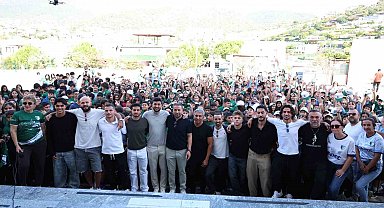 Bodrum FK'dan öğrencilere yeşil beyaz sürpriz