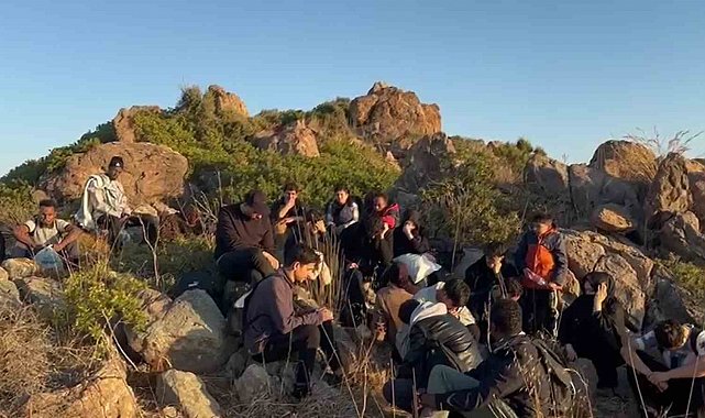 Bodrum'da 34 düzensiz göçmen yakalandı