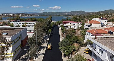 Bodrum'da asfalt çalışmaları devam ediyor