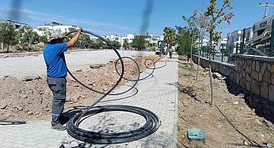 Bodrum'da belediye ekipleri sahada