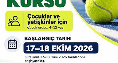 Bodrum'da ücretsiz tenis kursu başlıyor
