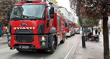 Bolu'da kablolardan yükselen dumanlar ekipleri harekete geçirdi