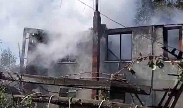 Bolu'da yayla evinde yangın