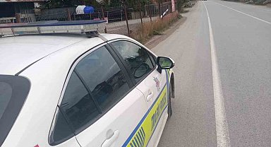 Bolu'da yenilenen yolda artan kazalar sonrası radarlı hız denetimi başlatıldı